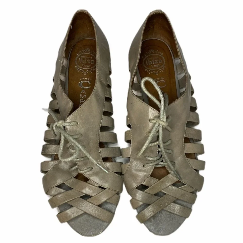 JEFFREY CAMPBELL Flat Drawstring Shoes‎ 8.5 Crisscross